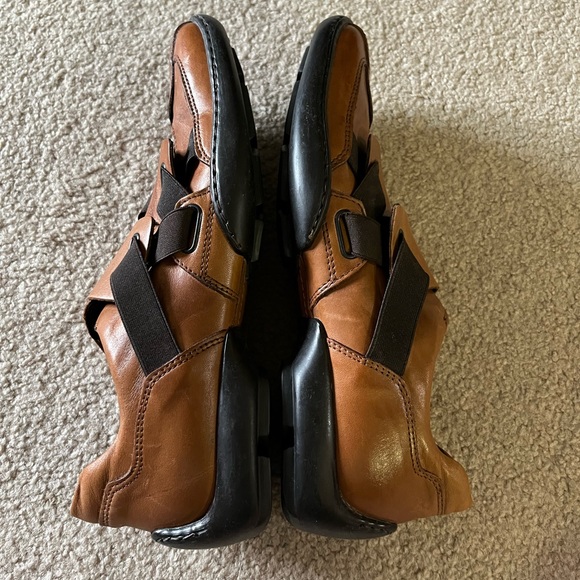 Kenneth Cole New York Brown Leather Dress Shoes Vintage - Picture 6 of 10